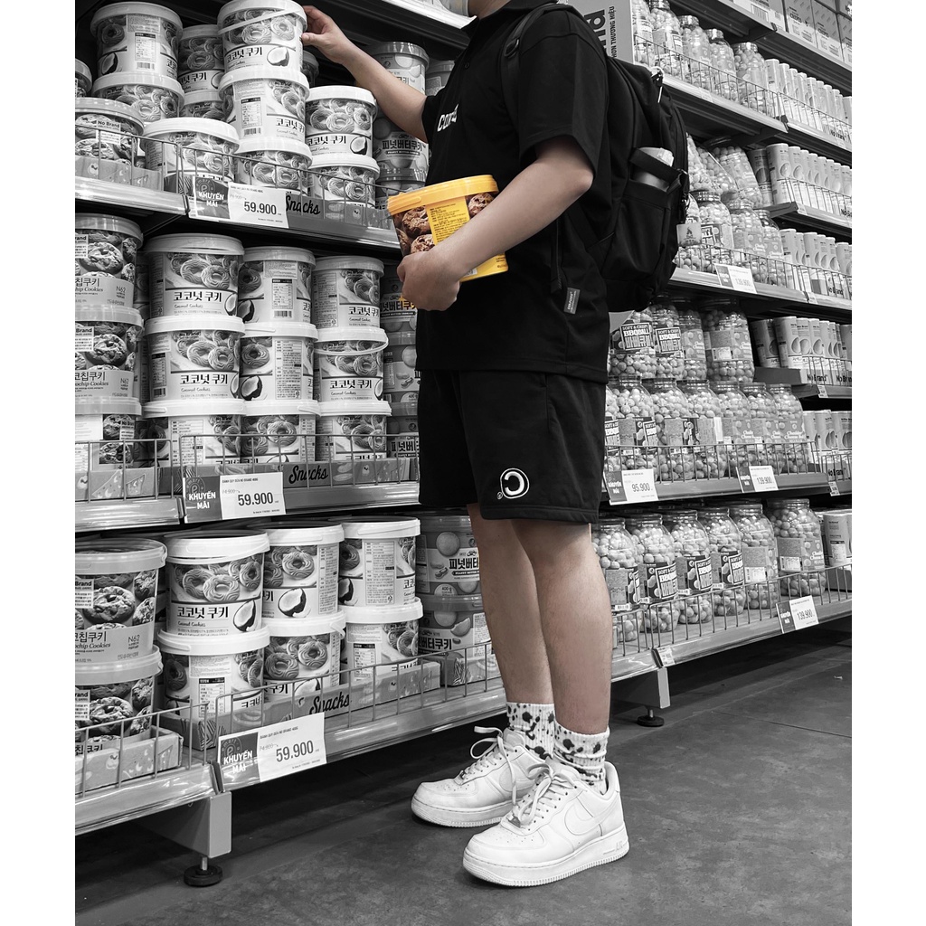 Quần Short Unisex CONFUSED thể thao chất liệu CAO CẤP, Quần đùi basic Nam Nữ oversize phong cách đường phố