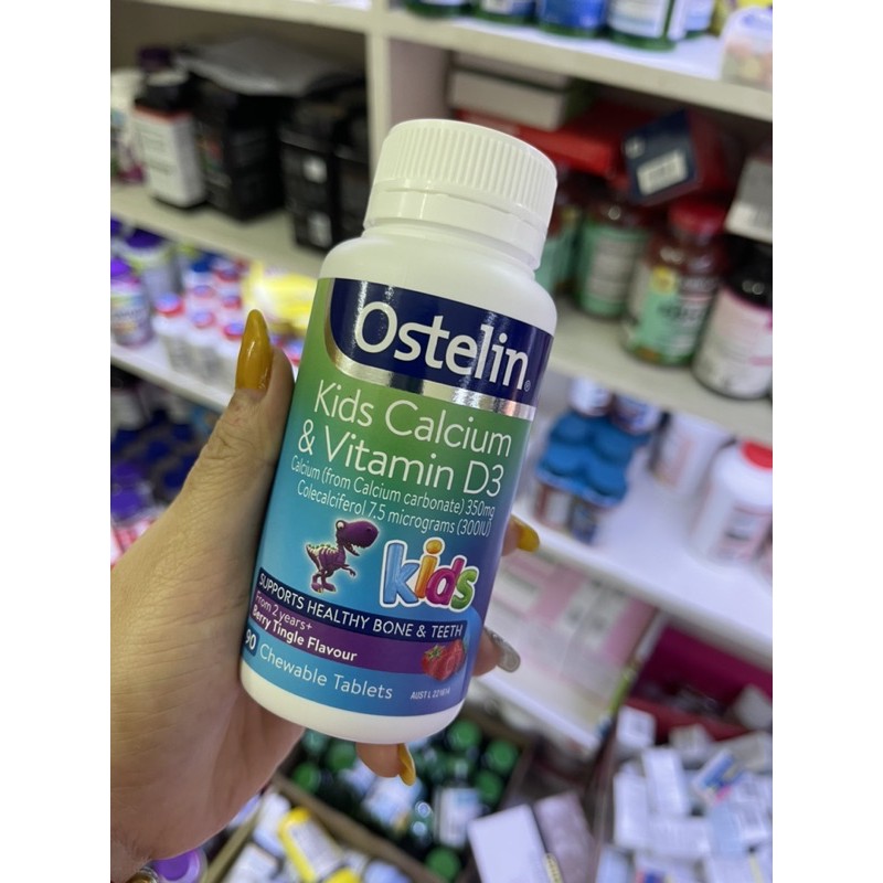 vitamin d ostelin kid calcium d3 canxi cho bé ostelin vitamin d3