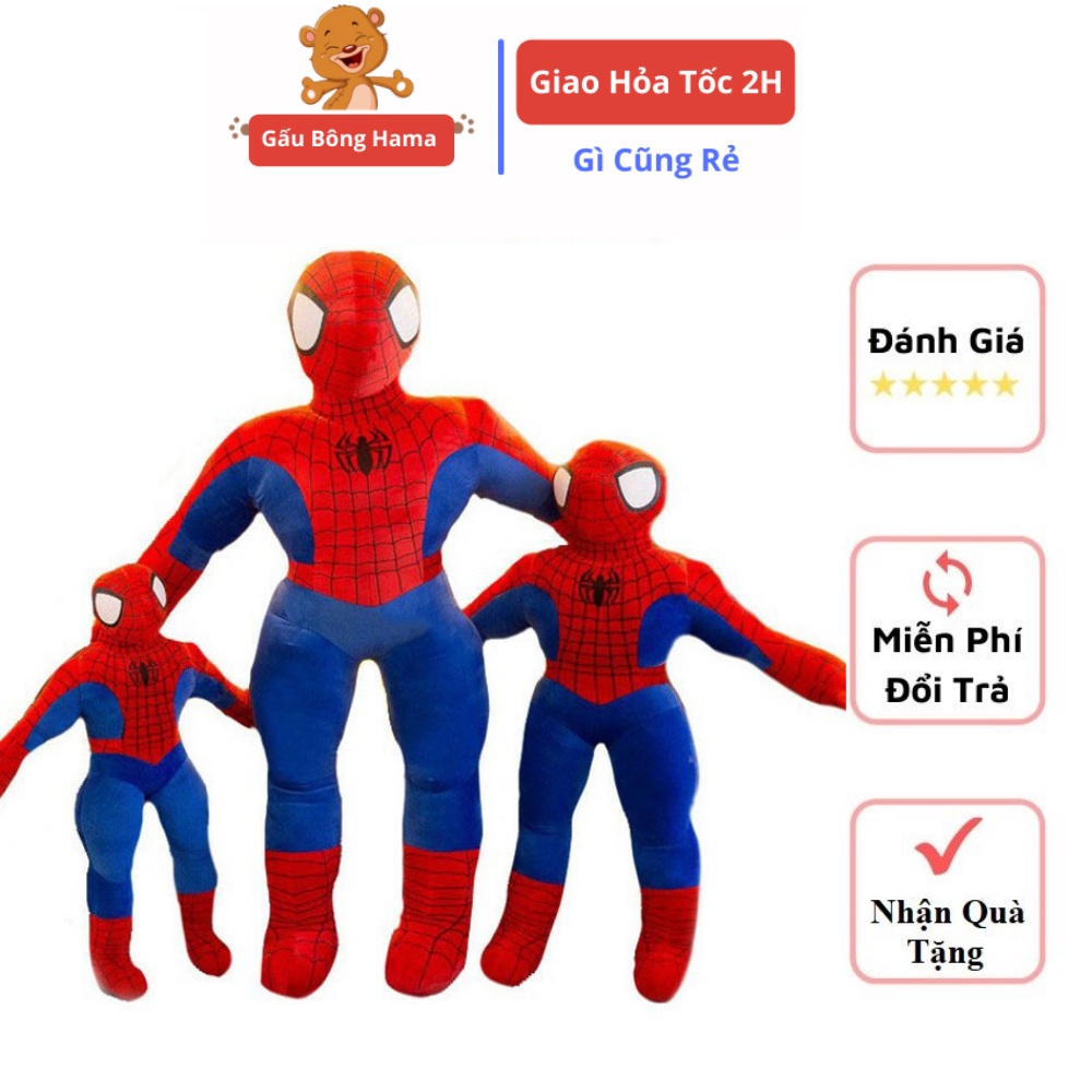 Gấu Bông Người Nhện Spider Man | Món Qùa Ý Nghĩa Tặng Bé