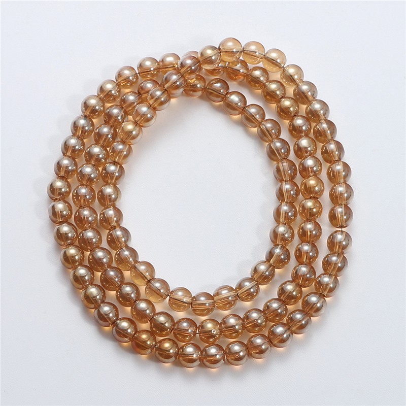 Chuỗi hạt nhiều màu tùy chọn 4/6/8mm dùng làm đồ trang sức thủ công đa năng cao cấp