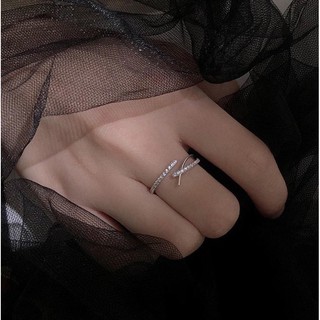 Nhẫn chéo đá 2 kiểu I 2GIRLS ACCESSORIES I