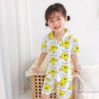 [HOT] - BỘ ĐỒ PIZAMA BÉ GÁI COTTON LỤA MÙA HÈ (HÀNG LOẠI 1)