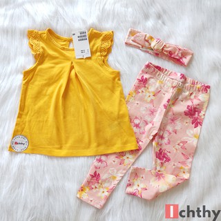 Set bộ cotton quần hoa – Thời trang HM