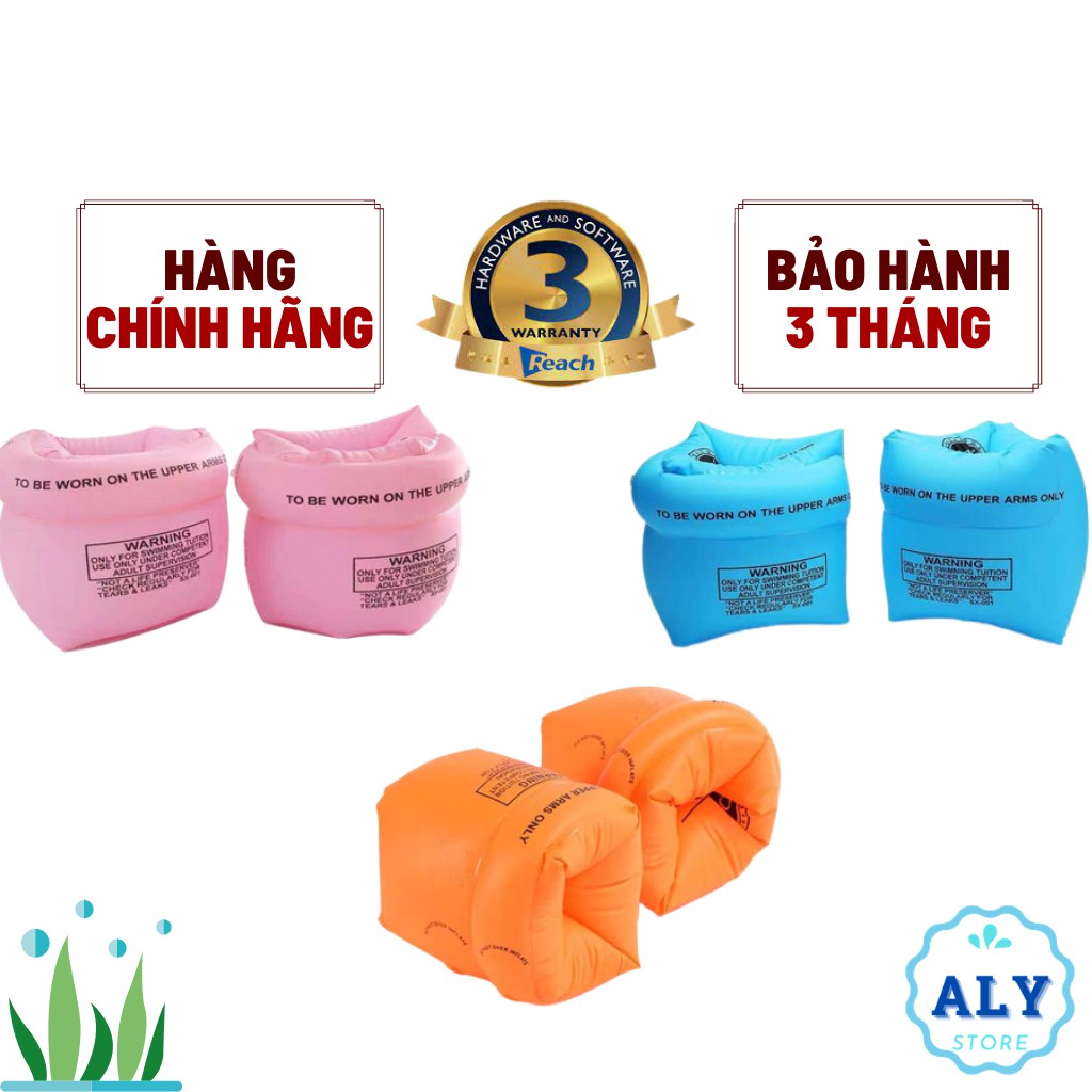 Phao Tay Tập Bơi Cho Bé Nam,Bé Gái ALYSTORE Màu Cam,Hồng,Xanh