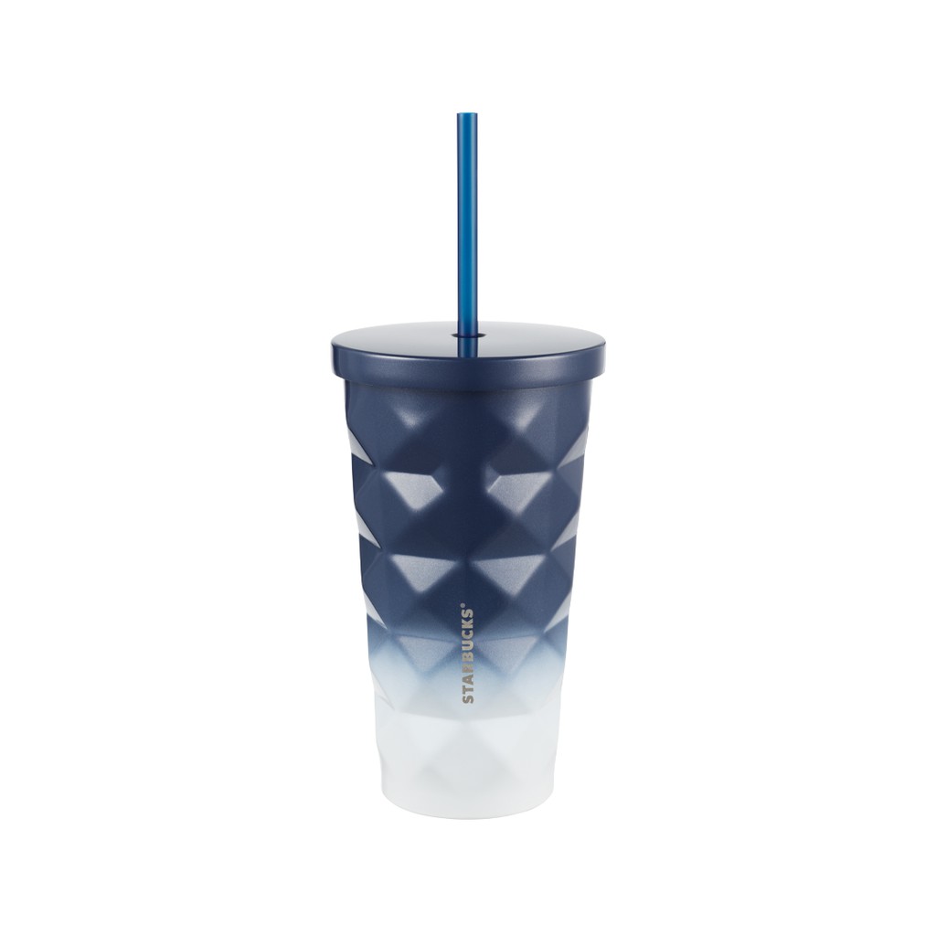 Ly Cold Cup Starbucks 16Oz (473Ml) Stainless Steel Gradient Blue