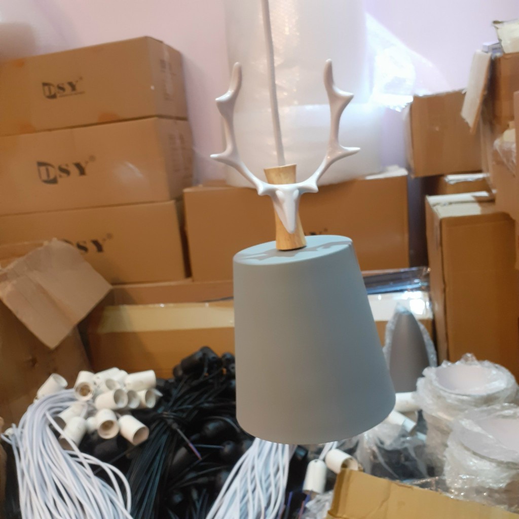 Đèn Thả Bàn Ăn Ba Chú Hươu Nghộ Nghĩnh (Tặng kèm bóng LED 5W)