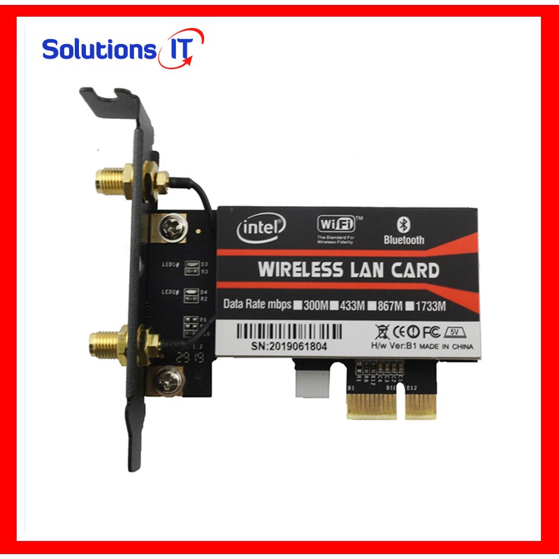 Card Wifi cho máy tính bàn Intel AC 3165 7260 8260 9260 | BigBuy360 - bigbuy360.vn
