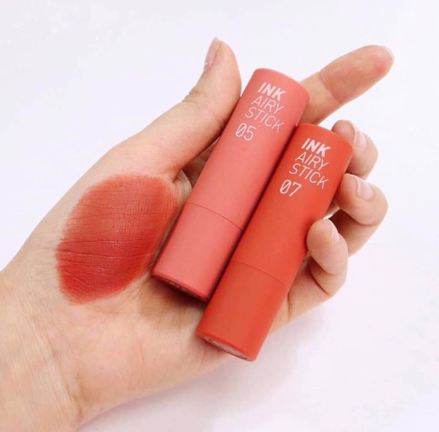Son thỏi Peripera Ink airy velvet stick thỏi mới