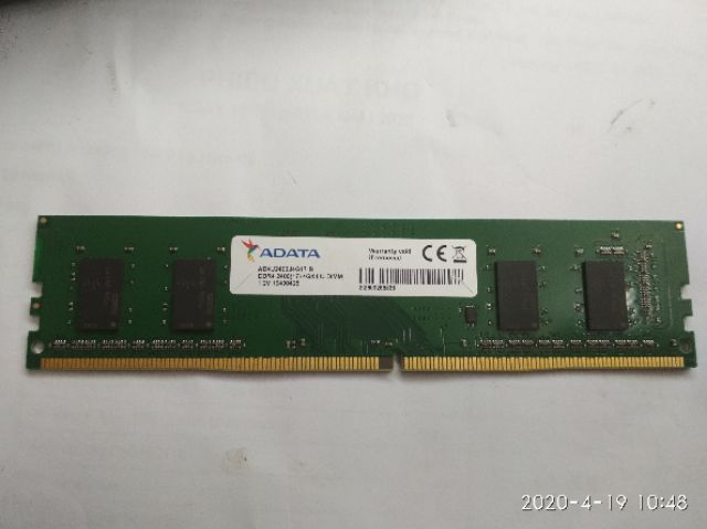 Ram 4g buss 2400 adata bảo hành 12 tháng