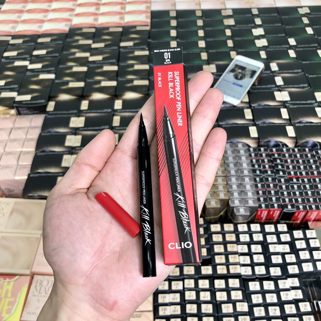 Bút Kẻ Viền Mắt Chống Trôi CLIO Superproof Pen Liner 0.55ml