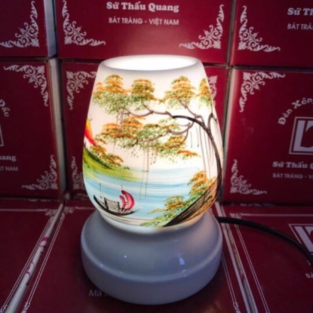Đèn tinh dầu dáng cúp!