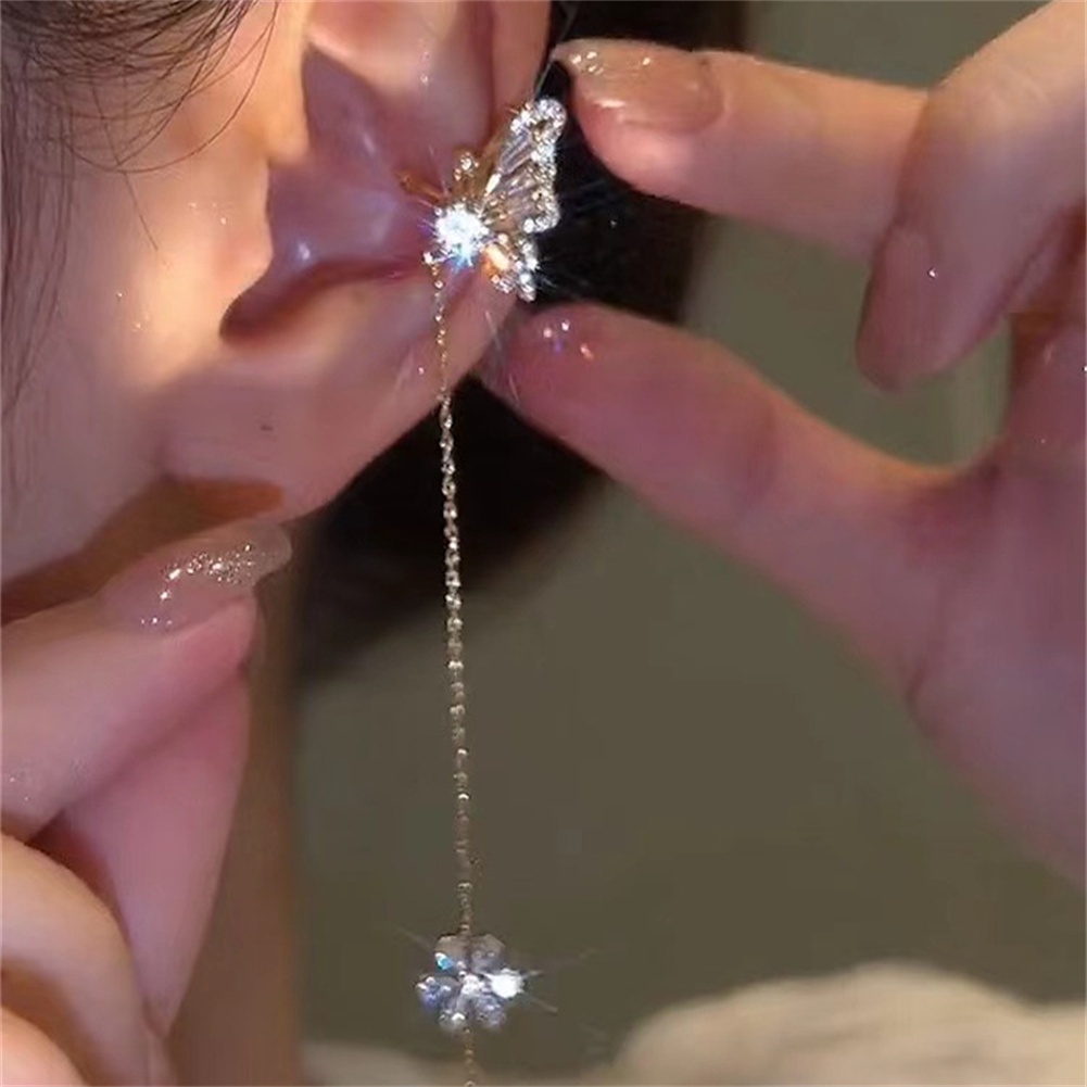 Bông Tai Hình Hoa Và Bướm Thời Trang Thanh Lịch