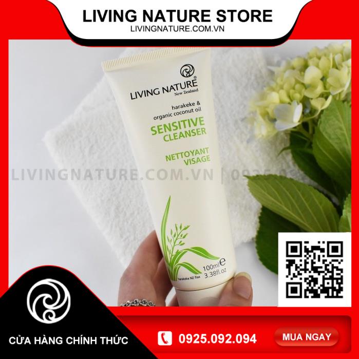 [Living Nature Vietnam] Sữa rửa mặt cho da nhạy cảm Sensitive Cleanser - Living Nature