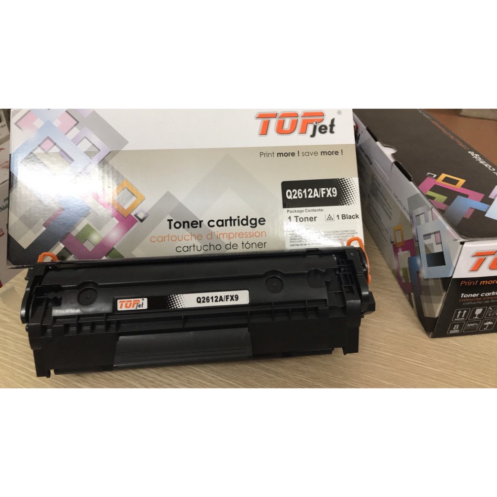 Hộp mực 2900 / 3000 loại có lỗ đổ mực và xả thải mã 12a hàng chất lượng tiêu chuẩn Châu Âu