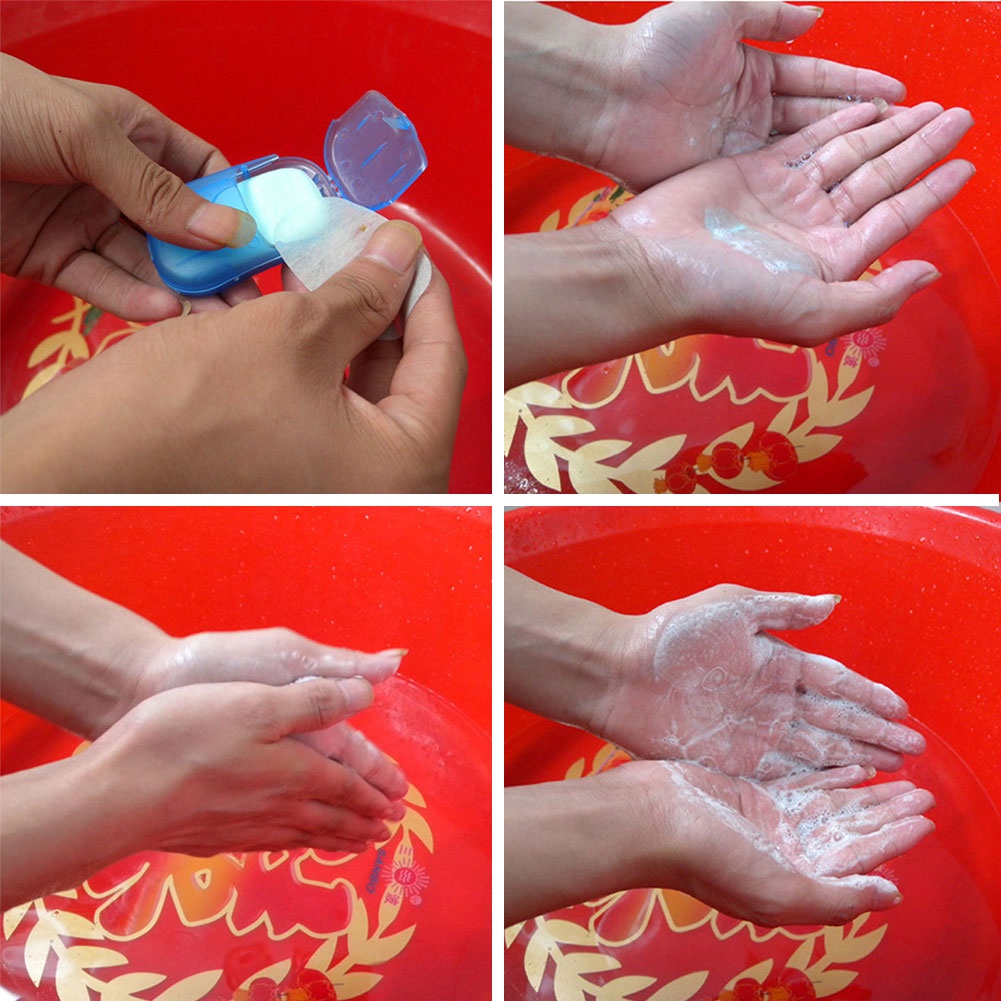 Hộp Đựng Xà Phòng Giấy Mini Tiện Lợi Khi Đi Du Lịch