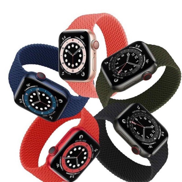 Dây đeo Braided Solo loop cho Apple Watch chính hãng COTEetCI không móc khoá