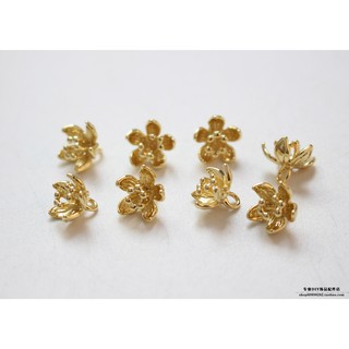 Mặt Dây Chuyền Hình Bông Hoa Mạ Vàng 18k Xinh Xắn