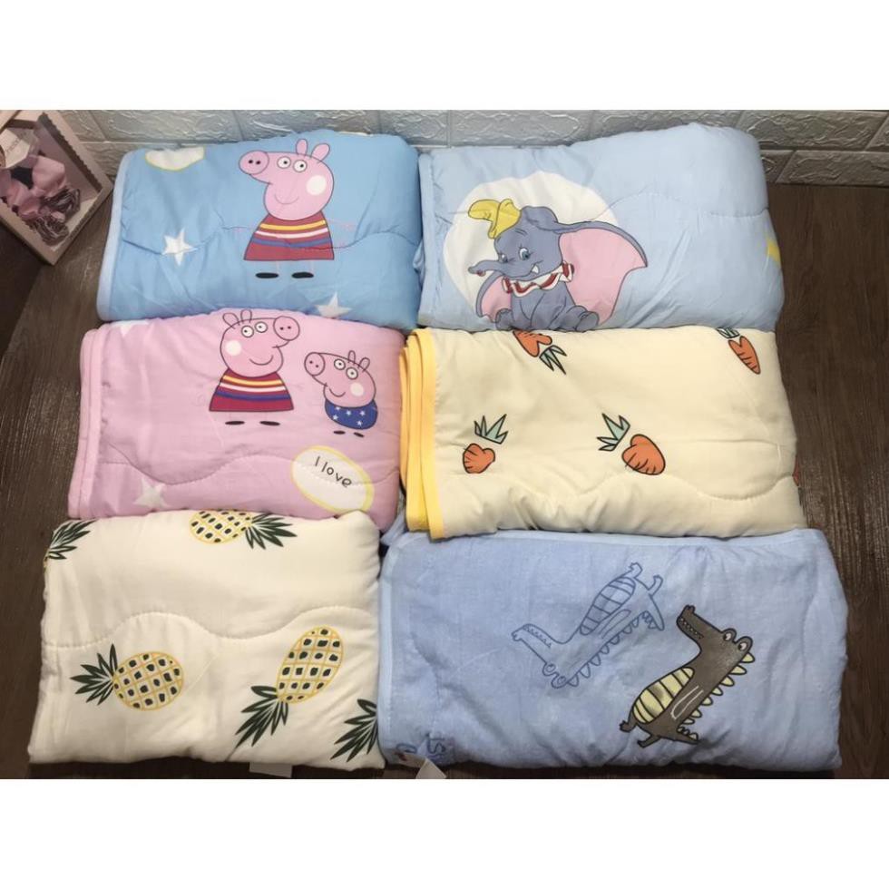 Chăn cho bé đắp hè cho bé cực thoáng mát cho con nằm điều hòa