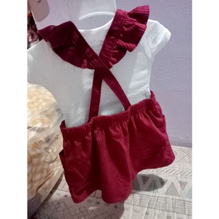 set váy yếm bé gái