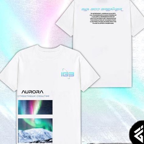 [Mã INCU20 giảm 20K đơn 150K] Áo Thun Aurora Cotton iMA God Breaker (iGB Aurora Tee)