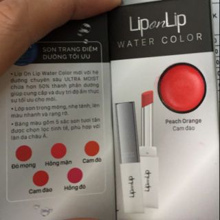 Sample Son Dưỡng Môi Lip On Lip Cam Đào.