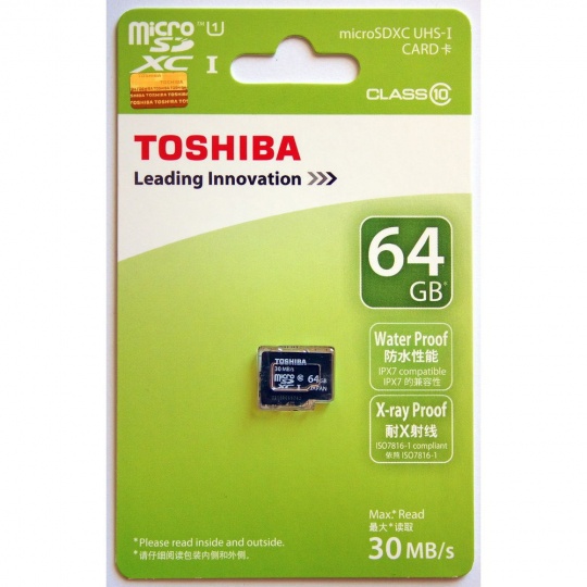 Thẻ Nhớ Toshiba 64g Class 10 Thẻ Nhỏ chính hãng