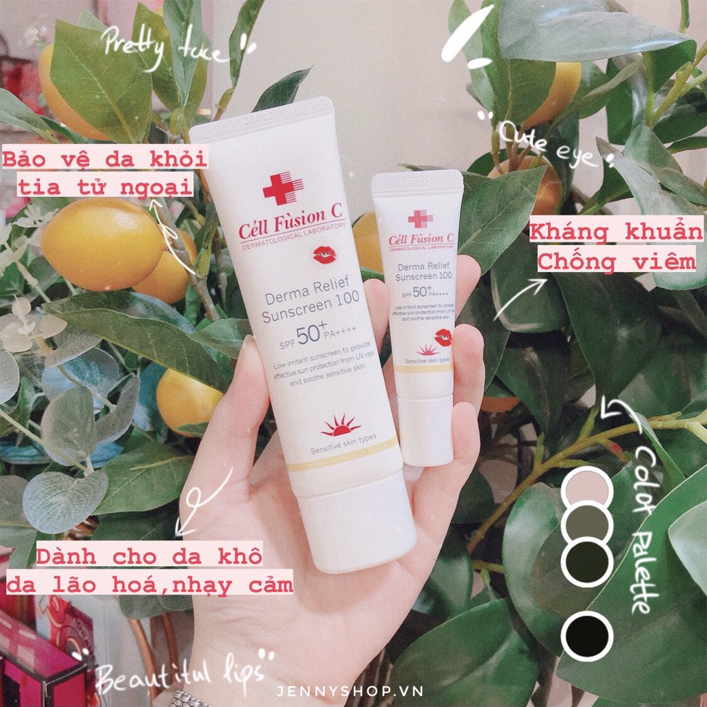 Kem Chống Nắng Cell Fusion C Derma Relief Sunscreen 100 SPF50+/PA++++