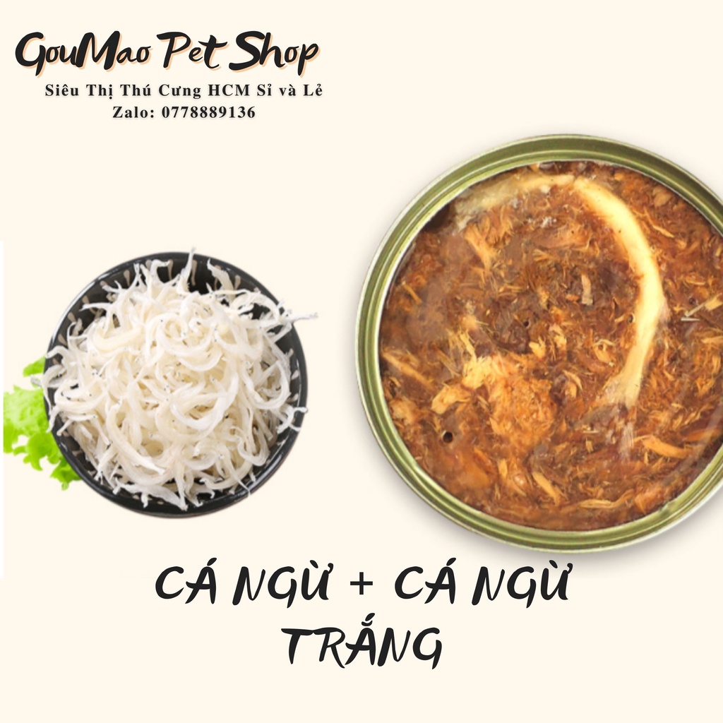 THỨC ĂN, PATE ĐÓNG HỘP CHO MÈO MIAOSHUANG 6 VỊ 170G
