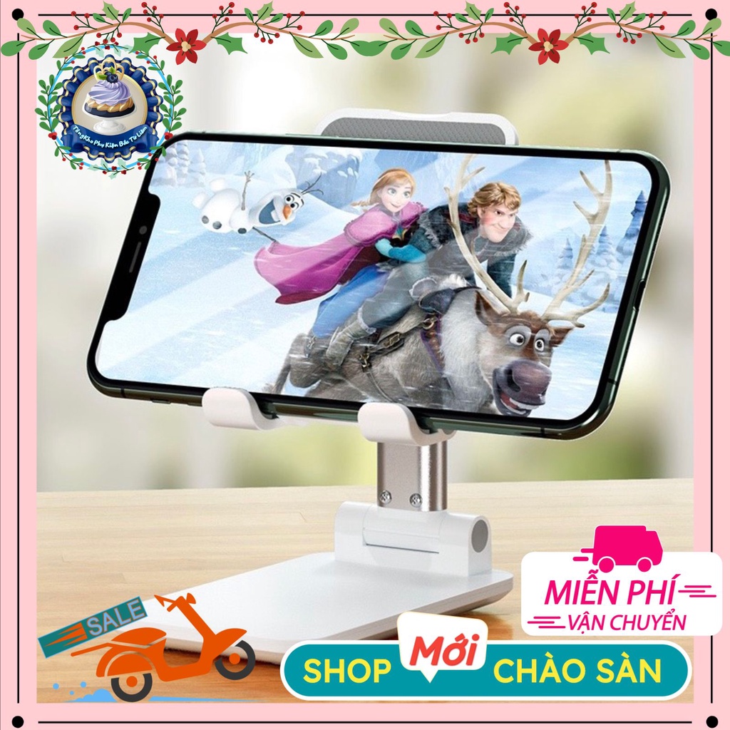 Giá Đỡ Điện Thoại (4 Màu) Để Bàn Quay TikTok, Chụp Ảnh, Giá Đỡ Livestream, Xem Video