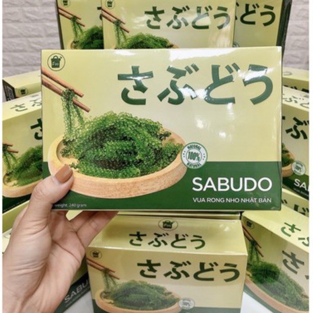 [Rẻ Vô Địch] Rong Nho Tách nước Cao cấp Sabudo Và Trường Thọ và Green Food