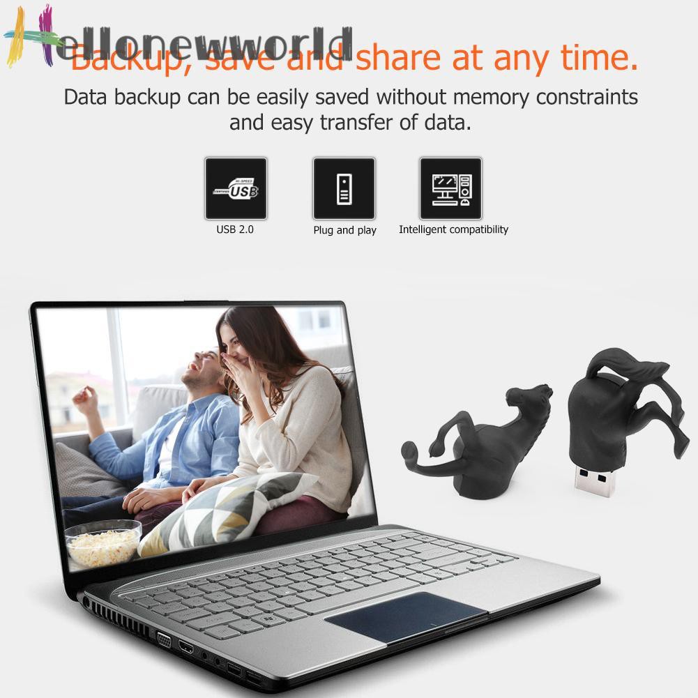 Ổ Usb 2.0 Hình Ngựa Đen Đầy Tiện Lợi | BigBuy360 - bigbuy360.vn