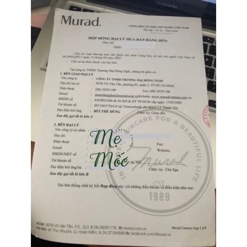 VIÊN UỐNG CHỐNG NẮNG NỘI SINH MURAD