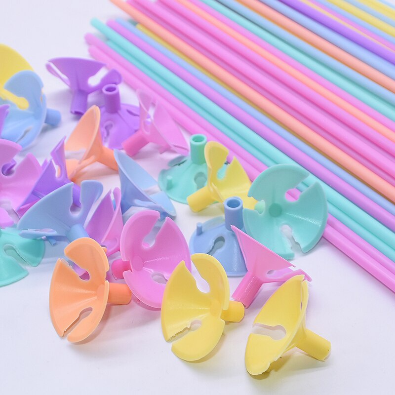 10 giá đỡ bóng bay 32cm trang trí tiệc sinh nhật tiện lợi