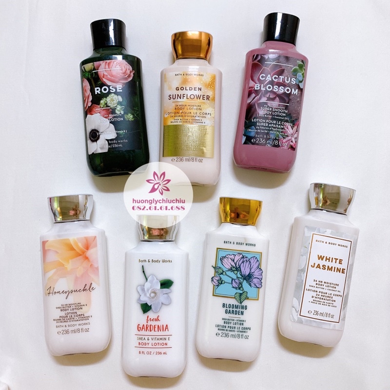 Sữa dưỡng thể lotion Bath and Body Works mẫu mới