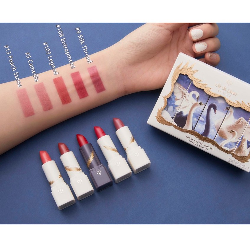 Tách set son Clé de Peau Beauté Holiday 2020 Lipstick Mini Kit