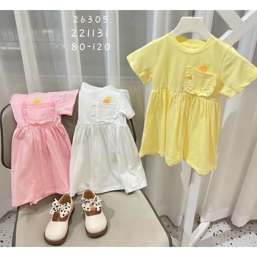 Váy cà rốt dễ thương bé gái