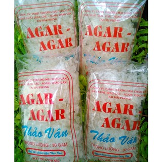 [Combo 5gói x 30gr/gói] Rau câu sợi Thảo Vân thích hợp làm gỏi chay, mặn, ăn kiêng: KETTO, DAS, HSD 2026