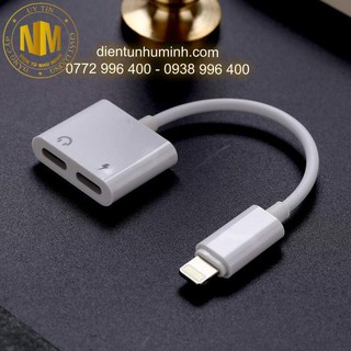 Cáp chia tai nghe và sạc cho iPhone 7 8 X