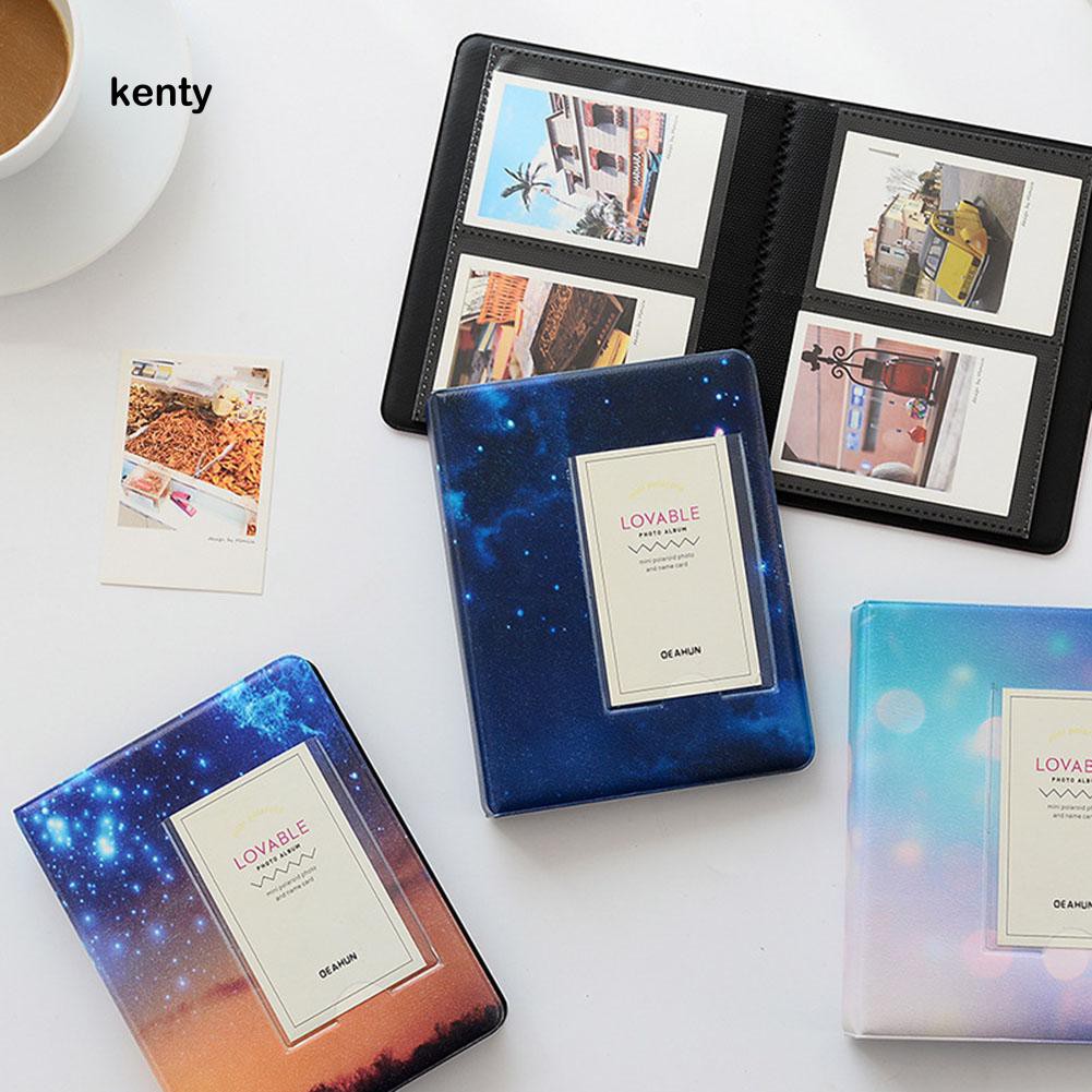 Kt★Album Đựng Ảnh 32 Ngăn 5 Inch Cho Fujifilm Instax Mini