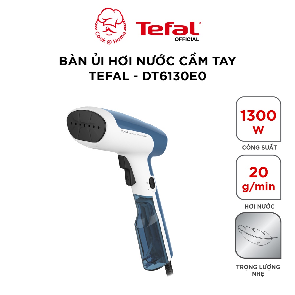 Bàn ủi hơi nước cầm tay Tefal DT6130E0 - 1300W