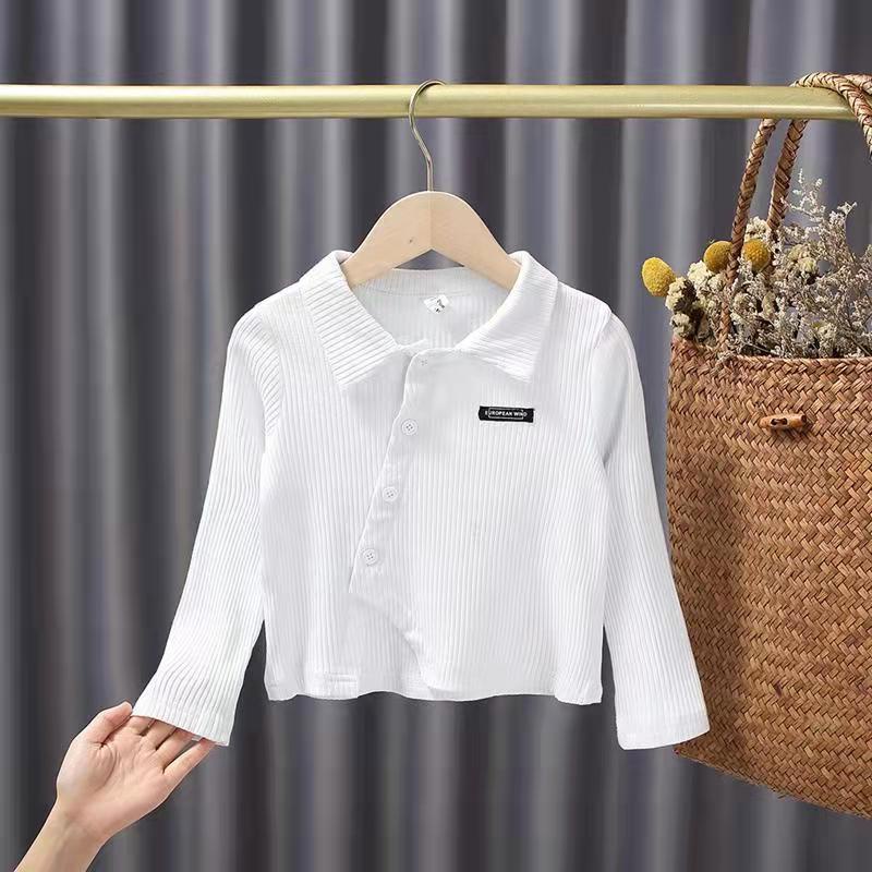 Áo Thun Dài Tay Ôm Dáng Thời Trang Xuân Thu Hàn Quốc Cho Nữ