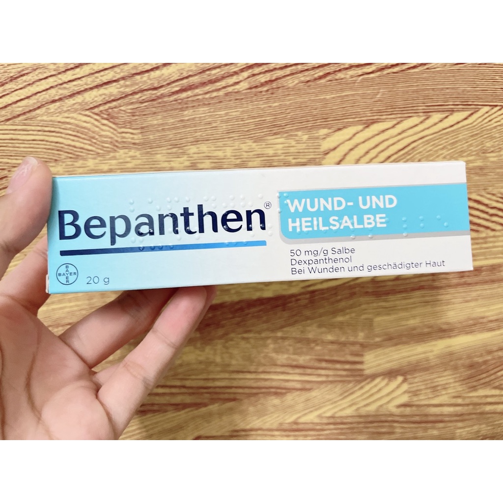 Kem nẻ kem hăm Bepanthen Đức Chính hãng phòng hăm tã cho bé từ sơ sinh 20g Nội địa Đức dạng kem mỡ