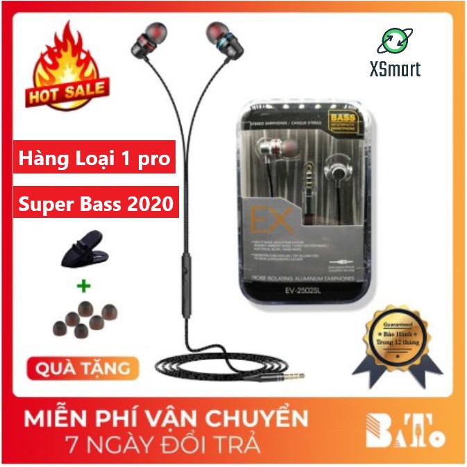 Tai Nghe Có Dây EV2020 PRO Siêu Hot SUPER BASS Nghe Nhạc Chơi Game Điện Thoại, PC, Máy Tính, Laptop - XSmart