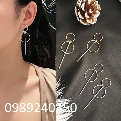 Khuyên tai, hoa tai nữ đẹp, trẻ trung, phong cách Hàn Quốc