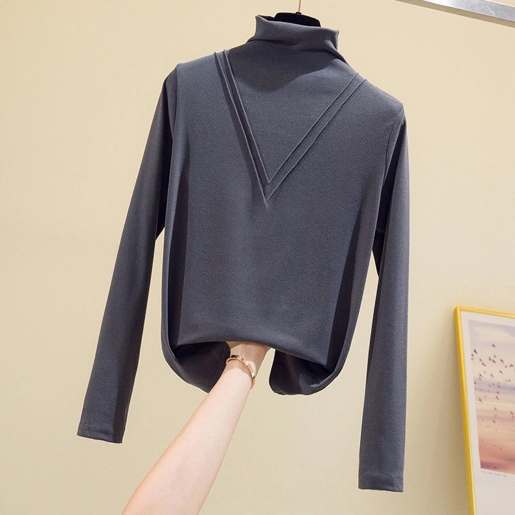 Áo giữ nhiệt kiểu Hàn Quốc chất cotton đanh mịn, mỗi áo trong túi zip xịn Havana FA06