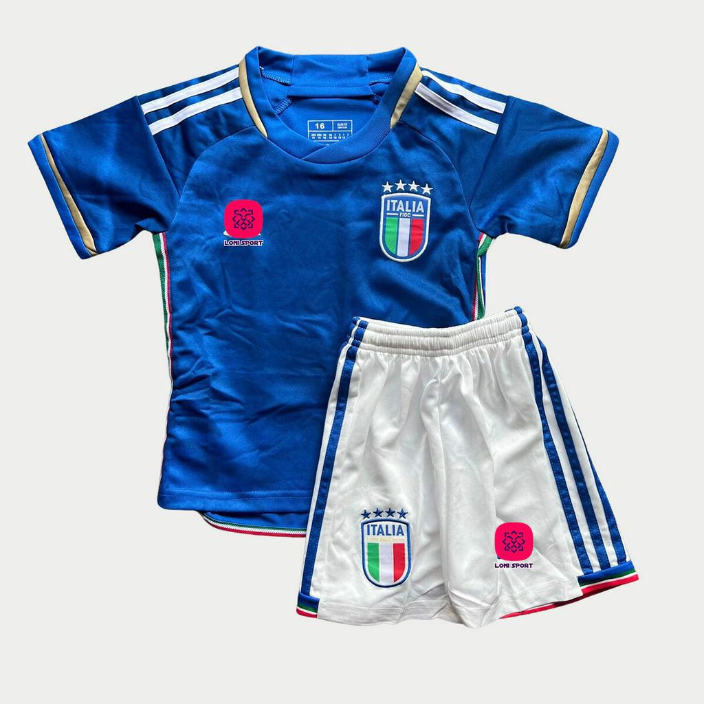 Bộ bóng đá trẻ em Italia sân nhà xanh - hàng Thái Lan