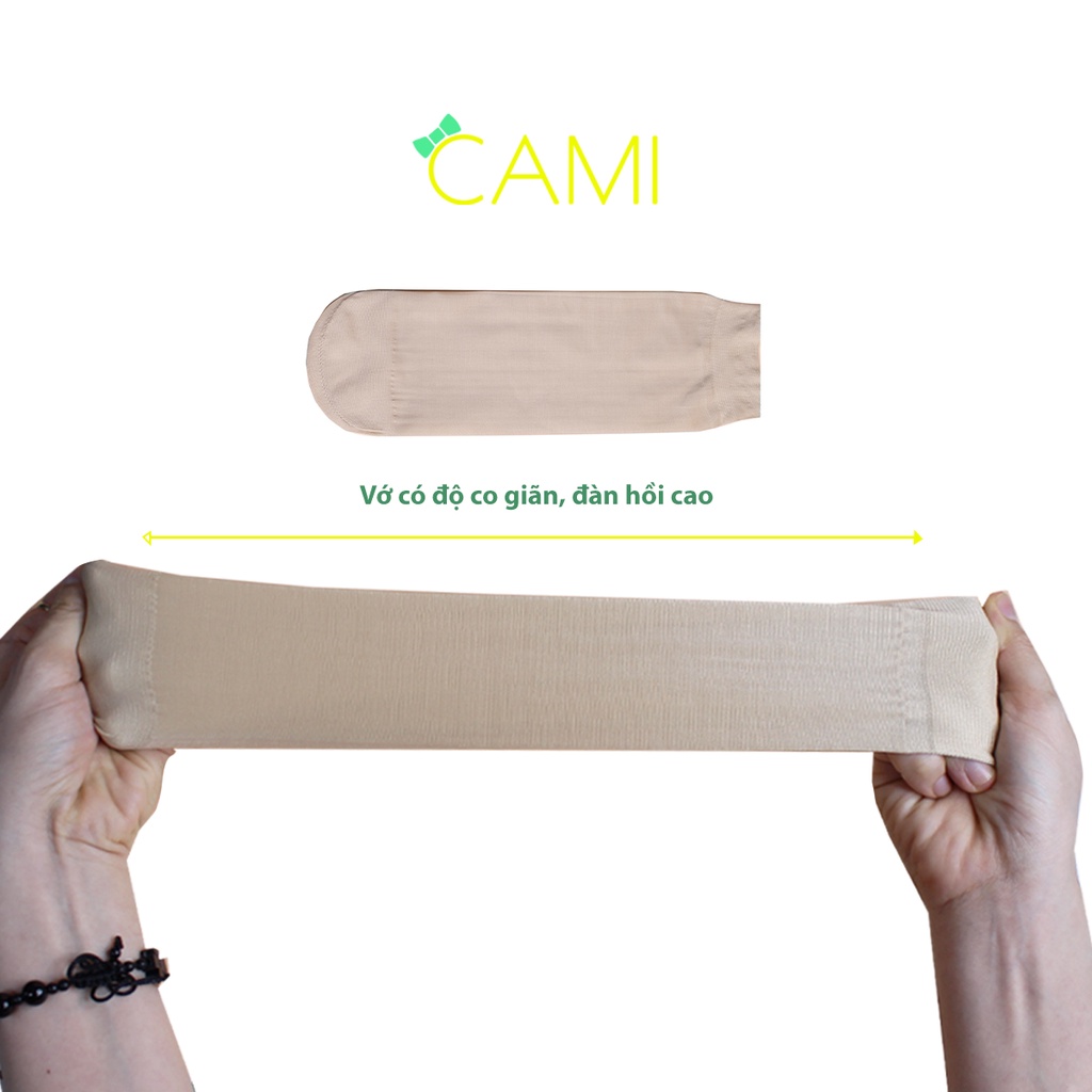 Vớ da siêu mỏng dạng trơn, chất vải mềm mịn, thoáng khí, form vớ chuẩn, hút mồ hôi - Cami - CMPK221