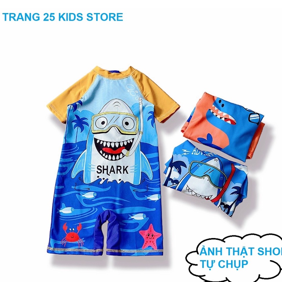 Bộ Bơi Bé Trai 12kg-50kg- Bộ Liền Thân Khóa Zip Êm Mượt , Hàng Việt Nam BonChop- SM04 - Trang 25 Kids