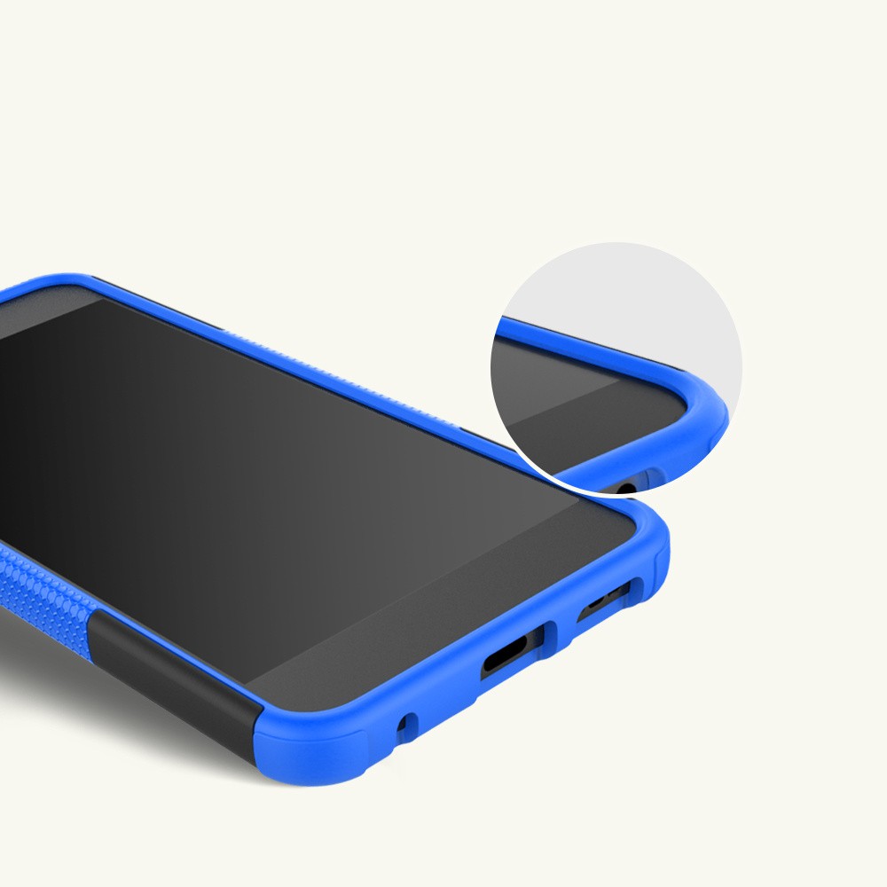 Ốp điện thoại chống sốc 2 lớp nhựa có giá đỡ tiện lợi cho LG G6 G7thinQ Q6 Q7