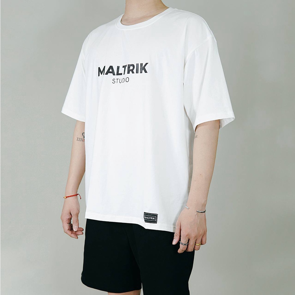 Áo phông nam nữ MALTRIK Studio form rộng unisex áo thun BIGSIZE basic chất cotton thoáng mát có size lớn đến 110kg